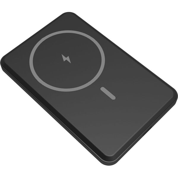 eSTUFF ES641100 bank mocy 5000 mAh Bezprzewodowe ładowanie Czarny