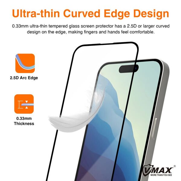 Vmax tempered glass 9D Glass for Xiaomi Redmi 13 6976757303517