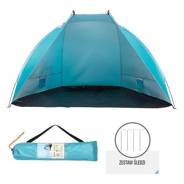 Nils Extreme Nc8030 Turkusowy Namiot Plażowy 260x120x120 Cm Nils Camp