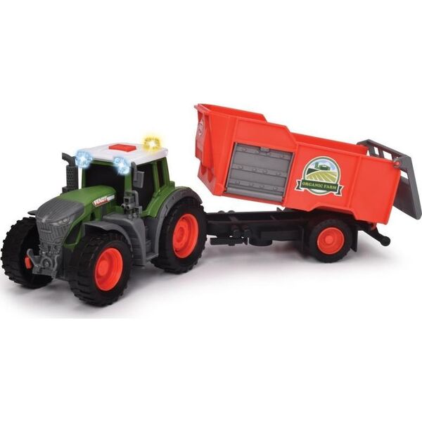 Dickie Traktor Fendt z przyczepą 26cm FARM DICKIE
