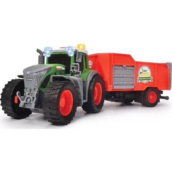 Dickie Traktor Fendt z przyczepą 26cm FARM DICKIE