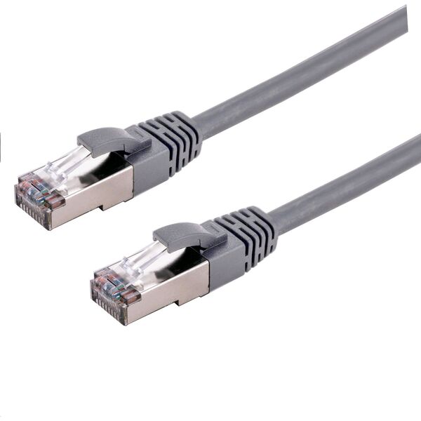 C-Tech C-TECH καλώδιο patchcord Cat6a, S/FTP, γκρι, 3m