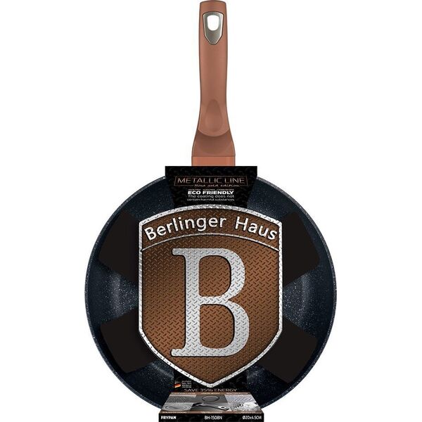 Patelnia Berlinger Haus PATELNIA GRANITOWA 20cm BERLINGER HAUS ROSE GOLD BH-1508