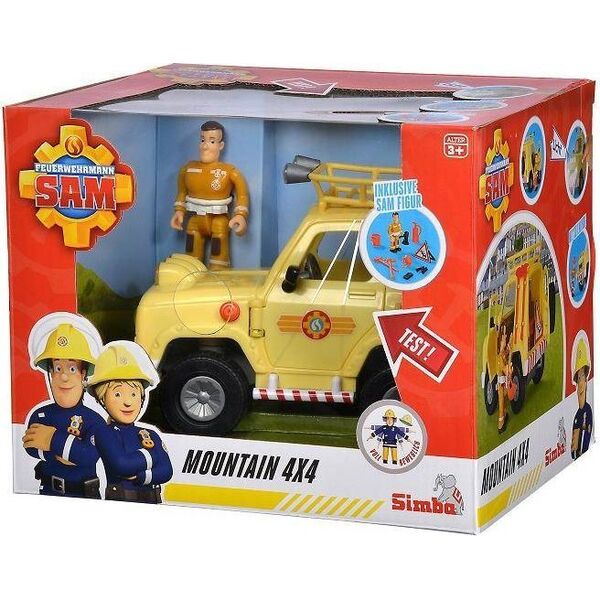 Simba Strażak Sam Jeep Ratunkowy Figurka Sama