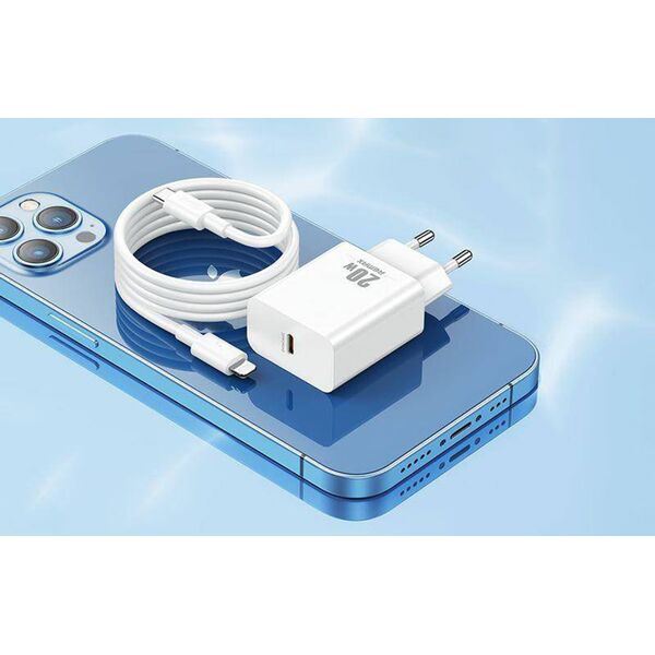 Ładowarka Remax ŁAD SIEC REMAX PRIME II SERIES 20W RP-U5 + KABEL USB-C/LIGHTNING 1M