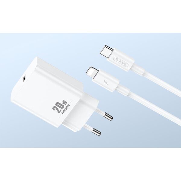 Ładowarka Remax ŁAD SIEC REMAX PRIME II SERIES 20W RP-U5 + KABEL USB-C/LIGHTNING 1M