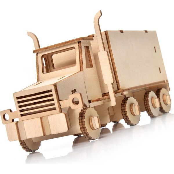 Little-Story Little Story Drewniane Puzzle Model 3D - Ciężarówka