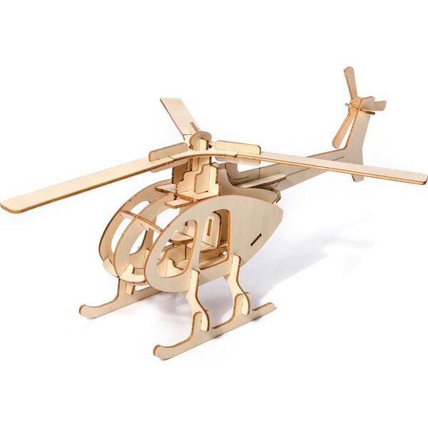 Little-Story Little Story Drewniane Puzzle Model 3D - Helikopter