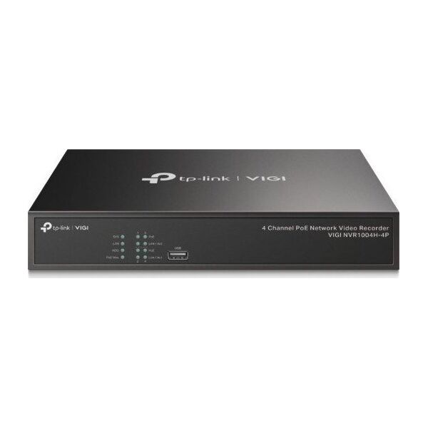 Rejestrator TP-Link Rejestrator VIGI NVR1004H-4P 4 kanały