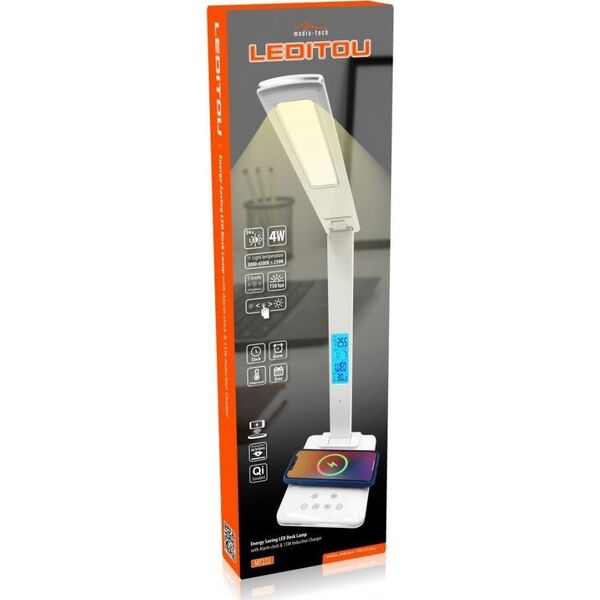 Lampka biurkowa Media-Tech biała  (MT222)