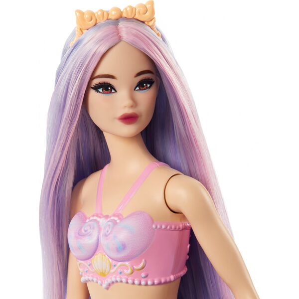 Lalka Barbie Mattel Syrenka Lalka Fioletowy ogon HRR06