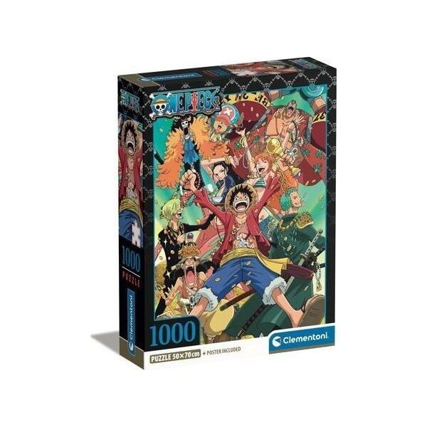 Clementoni Puzzle Compact Anime One Piece 1000 elementów