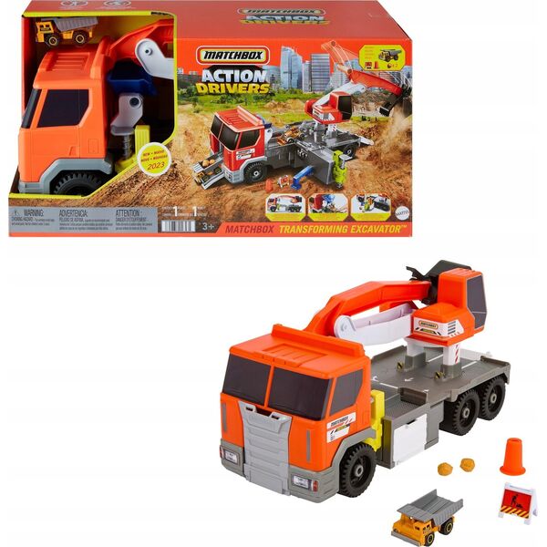 Mattel Zestaw pojazdów Matchbox Ciężarówka - Koparka