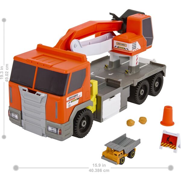 Mattel Zestaw pojazdów Matchbox Ciężarówka - Koparka