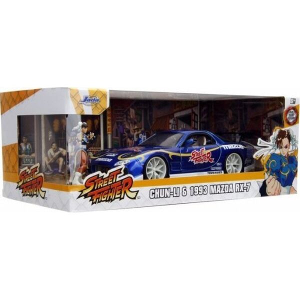 Jada Toys Pojazd Street Fighter 1993 Mazda RX7 1/24