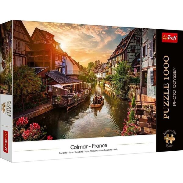 Trefl Puzzle 1000 elementów Premium Mała Wenecja Colmar Francja