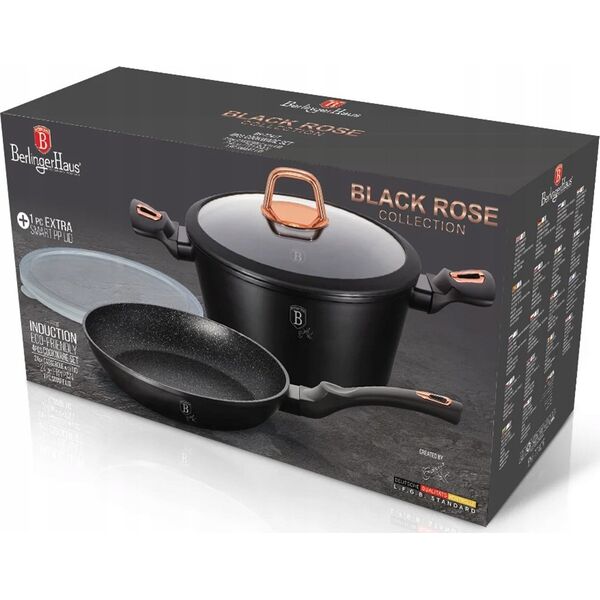 Patelnia Berlinger Haus GARNEK I PATELNIA BERLINGER HAUS BH-7741 BLACK ROSE