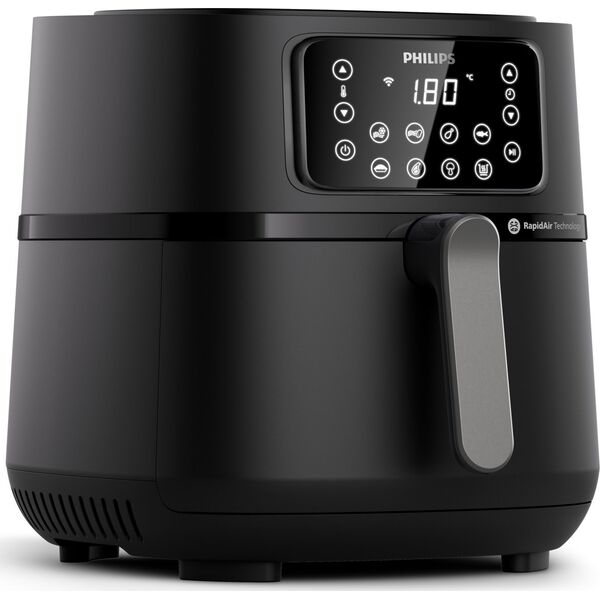 Frytkownica beztłuszczowa Philips Philips 5000 series HD9285/90 frytkownica Pojedyńczy 7,2 l Autonomiczny 2000 W Frytkownica na gorące powietrze Czarny, Srebrny