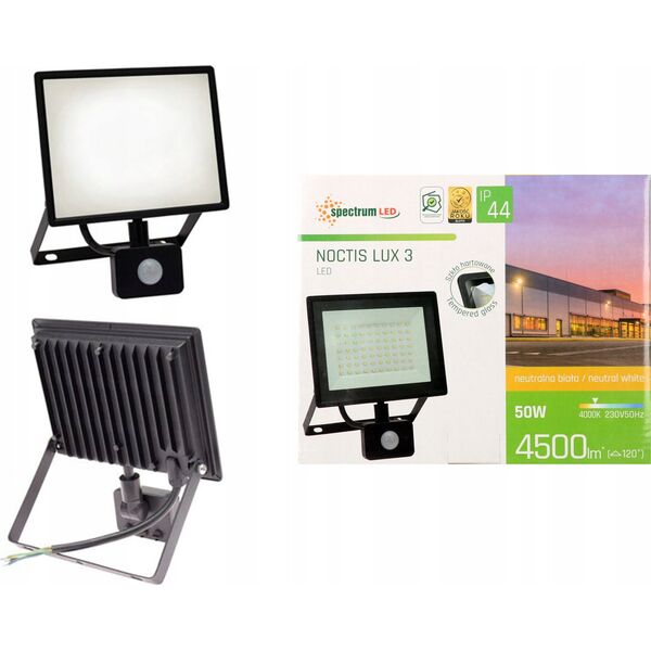 Naświetlacz Sourcing FLOODL NOCTIS LUX3 SMD 50W IP44 NW B+SEN