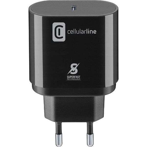 Ładowarka Sourcing Charger CELLULARLINE 25W, USB-C Super Fa