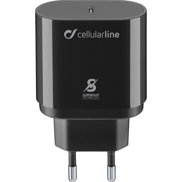 Ładowarka Sourcing Charger CELLULARLINE 25W, USB-C Super Fa