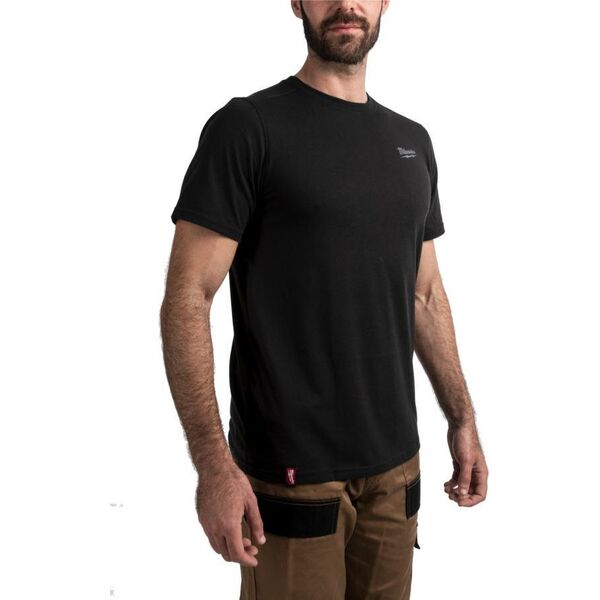 Milwaukee MILWAUKEE T-SHIRT Z KRÓTKIM RĘKAWEM - CZARNY HTSSBL-XL