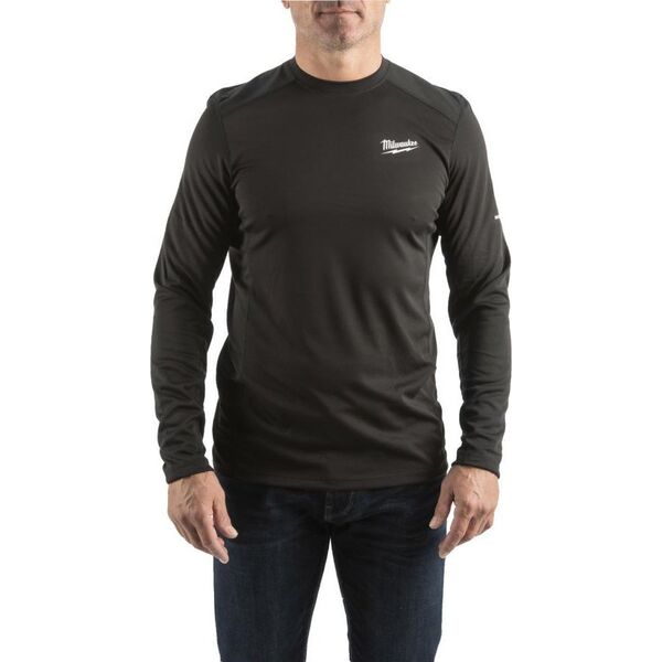 Milwaukee MILWAUKEE KOSZULKA ROBOCZA Z DŁUGIM RĘKAWEM LEKKA - CZARNA WWLSBL-XL