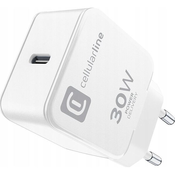 Ładowarka Sourcing CELLULARLINE USB-C CHARGER APPLE 30W WHI