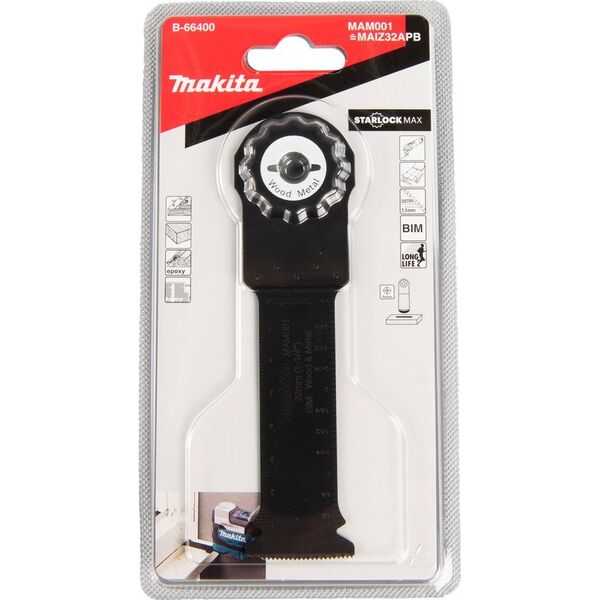 Makita MAKITA MT ΠΡΙΟΝΟΛΑΜΑ ΓΙΑ ΒΥΘΙΣΜΑΤΙΚΗ ΚΟΠΗ BIM 32mm x 80mm