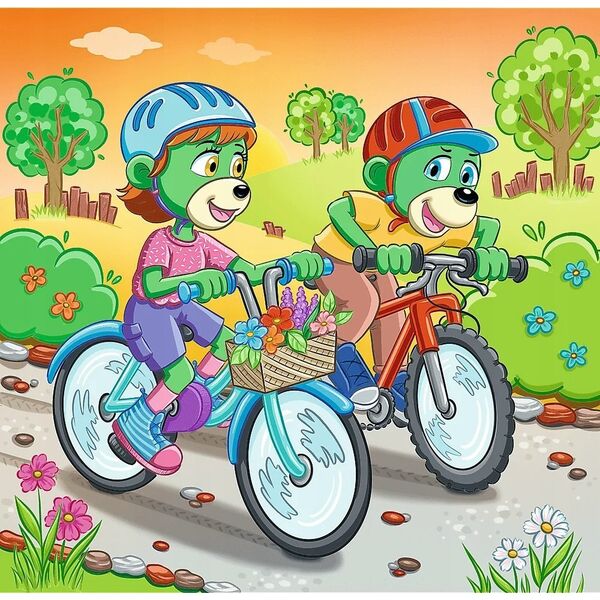 Trefl Puzzle 3w1 Poznaj Trefliki - łącznie 106 elementów (34872)