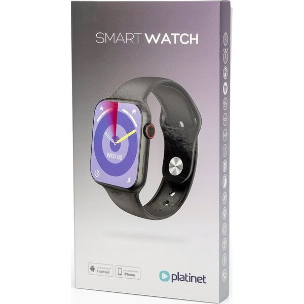 Smartwatch Platinet PSMART29B Czarny  (45995)