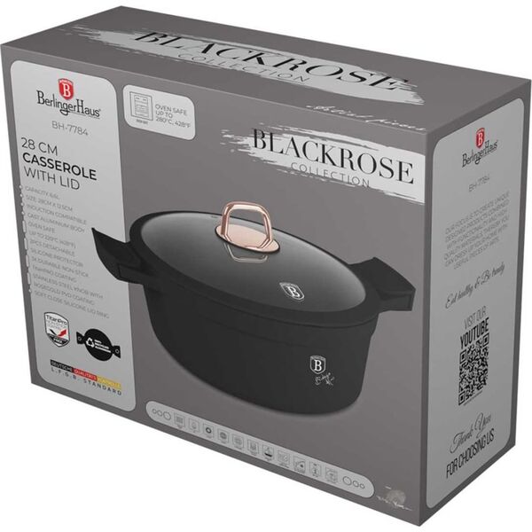 GARNEK 28cm BERLINGER HAUS BH-7784 BLACK ROSE