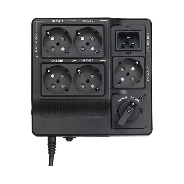 Listwa zasilająca PowerWalker 4 gniazda czarna (10120500)