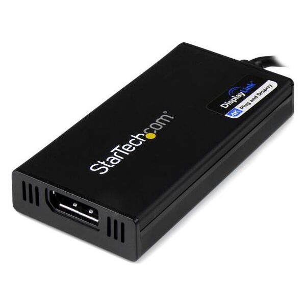 Adapter USB StarTech USB - DisplayPort Czarny  (USB32DP4K)