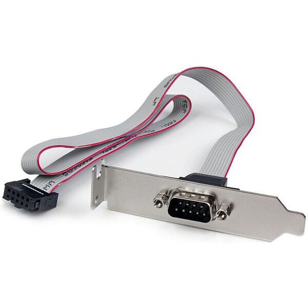 StarTech DB-9 - IDC-10, 0.4m, Szary (PLATE9M16LP)