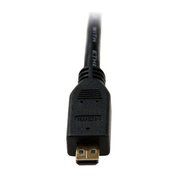 Kabel StarTech HDMI Micro - HDMI 2m czarny (HDADMM2M)
