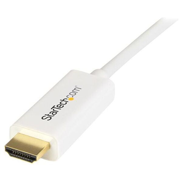 Kabel StarTech DisplayPort Mini - HDMI 2m biały (MDP2HDMM2MW)