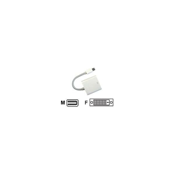 Adapter AV JJ Computer DisplayPort Mini - DVI-D biały (AVC 127-0,1M)