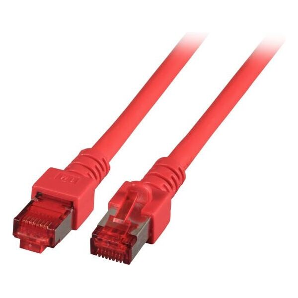 EFB Patchcord, 7.5m, S/FTP, Cat6, PIMF, czerwony (K5512.7,5)