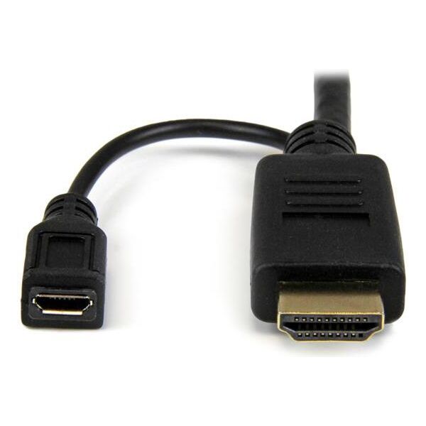 Kabel StarTech HDMI - D-Sub (VGA) + micro USB 0.9m czarny (HD2VGAMM3)