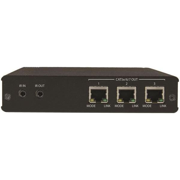 System przekazu sygnału AV StarTech Zestaw Extender, 3 porty, Cat5, HDMI (ST124HDBT)