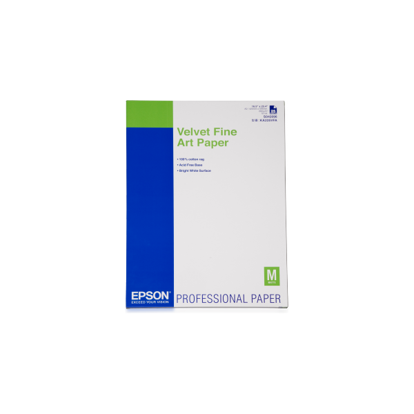 Epson Velvet Fine Art Paper A2 25 arkuszy (C13S042096)