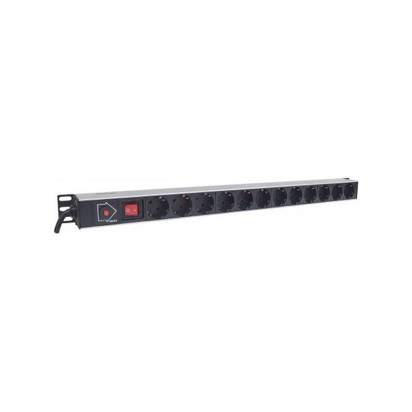 Intellinet Network Solutions Listwa zasilająca 250V/16A 12x Schuko 1.6m (714044)