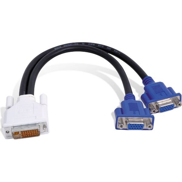Kabel Matrox czarny (CAB-DVI-2XAF)