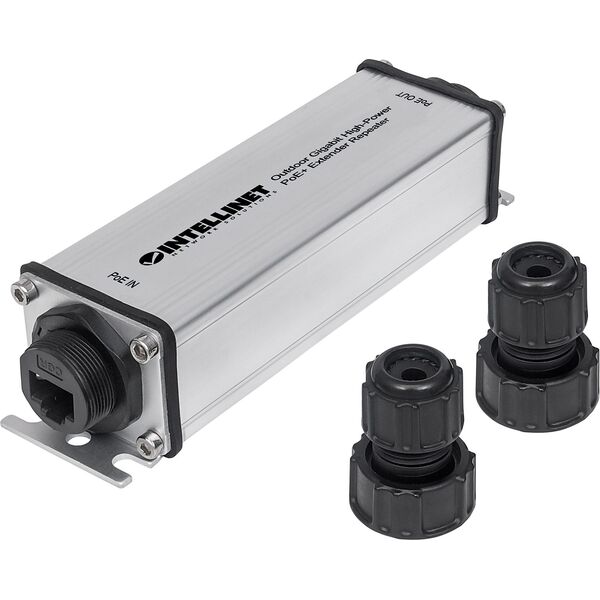 Intellinet Network Solutions Intellinet PoE+ Extender Outdoor Gigabit High Power bis 100m - 561211