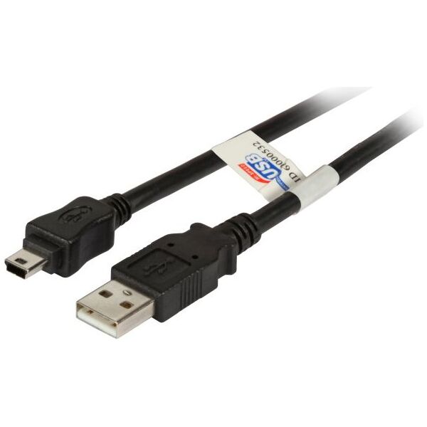 Kabel USB EFB USB-A - miniUSB 1.8 m Czarny (K5251SW.1,8)