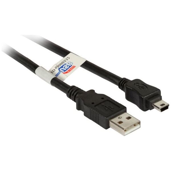 Kabel USB EFB USB-A - miniUSB 1.8 m Czarny (K5251SW.1,8)