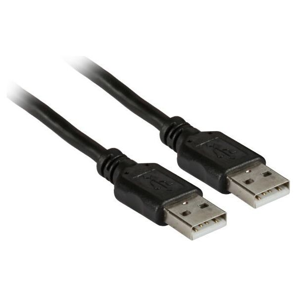 Kabel USB EFB USB-A - USB-A 1 m Czarny (K5253SW.1)