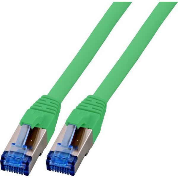 EFB EFB RJ45 Patchkabel S/FTP Cat6A Superflex LSZH GRUEN Laenge 3m 10Gbit 500MhZ 100 Prozent Kupfer mit Cat 7 Rohkabel (K5525FGN.3) - 4246113
