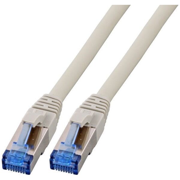 EFB RJ45 Patch Cable S/FTP, Cat.6A,Cat.7 RohCable TPE superflex, 30m, gray (K5525FGR.30)